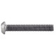 Vis à métaux tête bombée 6 lobes inviolable acton inox a2 7380 - 6x25mm - boite de 100 - 628056x25 