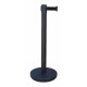 Poteau de guidage à sangle 2m VISO - hauteur 910 mm - sangle noire - RECO2BKBK