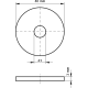 Rondelles plate WALRAVEN BIS Strut - 8.4 / 40 mm - Sachet de 50 pièces - 6533508 