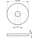 Rondelles plate WALRAVEN BIS Strut - 10.5 / 40 mm - Sachet de 50 pièces - 6533510 