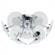 Plafonnier chromé techno   18 cm