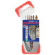 6 Forets métaux HSS taillé meulé revêtus FUSIO affûtage Tivoly Smart Point Ø 1 à 8mm - TIVOLY - 11457170002