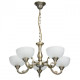 Chandelier laiton classic 5 ampoules 77 cm
