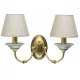 Applique murale laiton classic 2 ampoules 22 cm