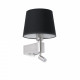 Aplique murale noire room 1 ampoule