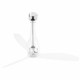 Ventilateur de plafond gris eter