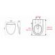 Abattant wc japonais toptoilet thyïa 2 lavant et chauffant 