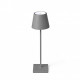 Lampe de jardin grise toc