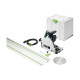 Scie plongeante 1500W Ø168mm - TS 60 KEBQ-Plus-FS - FESTOOL - avec rail et SYSTAINER - 577417