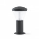 Borne de jardin gris foncé shelby