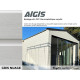 Double lame AIGIS® - Profil DL - Paquet de 4 lames - Coloris au choix Gris nuage