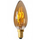 Ampoule led E14 Twisted & Loop 2 watt (eq. 10 watt) - Couleur eclairage - Blanc chaud 2100°K