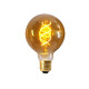 Ampoule led E27 Twisted & Loop G95 5 watt (eq. 37,5 watt) - Couleur eclairage - Blanc chaud 2100°K