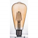 Ampoule led filament ambree st64 culot e27