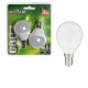 Lot de 2 ampoules led sphériques e14 6w 480 lumens - couleur chaude 3000k - classe énergétique a+
