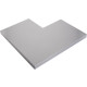 Angle Couvertine Aluminium - Couleur et largeur au choix RAL 9006 Aluminium gris