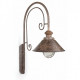 Aplique murale de jardin brun foncé nautica h69 cm 1 ampoule