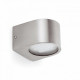 Aplique murale de jardin nickel mat ion 2 ampoules