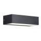 Applique 12w led outdoor, polycarbonate, anthracite
