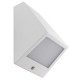 Applique 3w angle, aluminium et polycarbonate, blanc