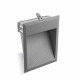Applique 3w micenas path, aluminium et polycarbonate, gris