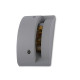 Applique finestra, aluminium et polycarbonate, gris