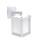 Applique mark, aluminium et polycarbonate, blanc