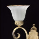 Applique murale beige country 1 ampoule 22 cm 