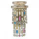 Applique murale beige loft 3 ampoules 14 cm