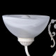 Applique murale blanche classic 1 ampoule 28 cm 