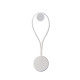 Applique murale blanche techno 1 ampoule 13 cm