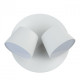 Applique murale blanche techno 2 ampoules 13 cm