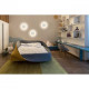 Applique murale blanche techno   5 cm 