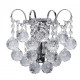 Applique murale chromée crystal 1 ampoule 15 cm