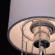 Applique murale chromée elegance 1 ampoule 25 cm 