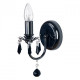 Applique murale grise classic 1 ampoule 16 cm