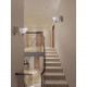 Applique murale laiton classic 1 ampoule 22 cm 