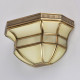 Applique murale laiton country 1 ampoule 12 cm 
