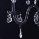 Applique murale noire classic 3 ampoules 22 cm 