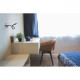 Applique murale noire megapolis 1 ampoule 41 cm 