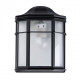 Applique murale noire street 1 ampoule 11 cm