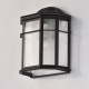Applique murale noire street 1 ampoule 11 cm 