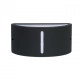 Applique murale noire street 1 ampoule 13 cm