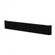 Applique murale noire techno 2 ampoules 3.5 cm
