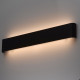 Applique murale noire techno 2 ampoules 3.5 cm 