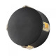 Applique murale rond led 6w ip54 - couleur - blanc chaud 3000°k, finition - gris anthracite