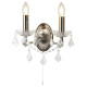 Applique paris, 2 ampoules - Coloris au choix