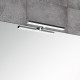 Ensemble meuble de salle de bain 100cm simple vasque + colonne de rangement palma - ciment (gris) 