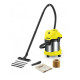 Aspirateur karcher wd3 premium 1400w  polyvalent eau et poussière cuve inox 17l