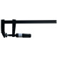 Serre-joint à manche saillie 80 mm - section 22 x 6 mm - L. 250 mm - LEMAN - 7070.187.025 